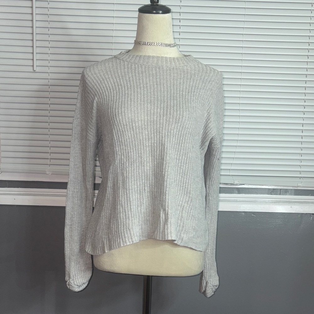 American Eagle Soft Gray Sweater - image 1